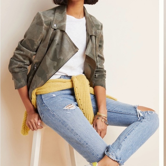 Anthropologie Marrakech Moto Camp Jacket medium - Picture 3 of 7